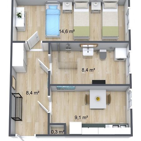 Zollikof Aparts - Sauna & Studioapartments Leipzig Buitenkant foto