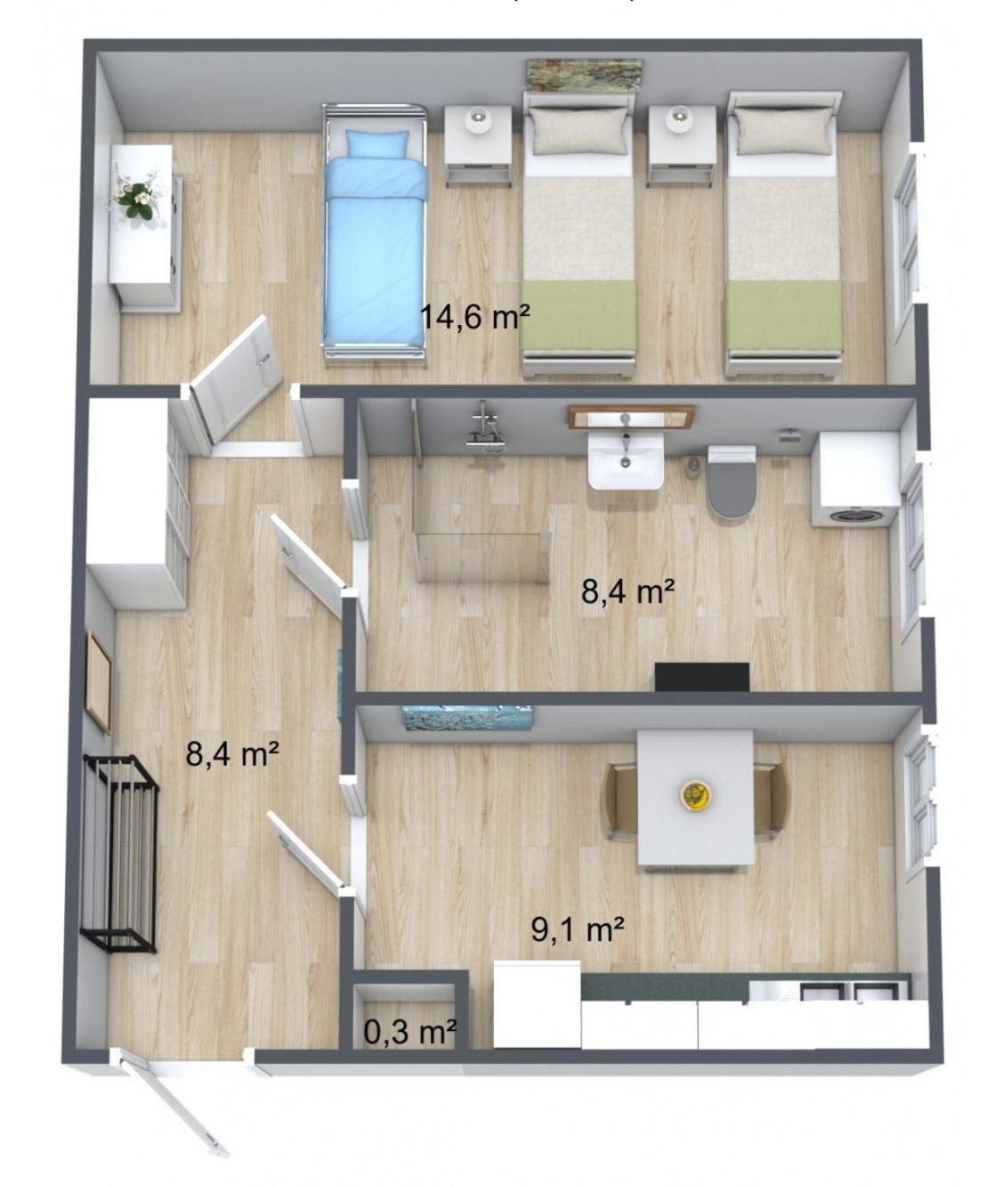 Zollikof Aparts - Sauna & Studioapartments Leipzig Buitenkant foto